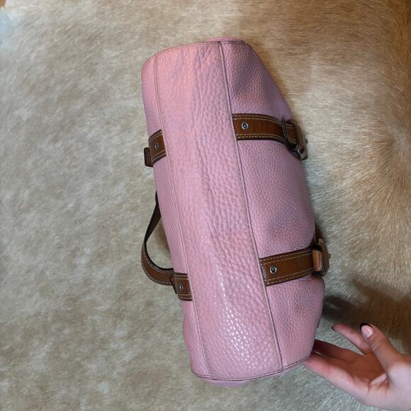 Coach Pebbled Pink Chelsea Satchel 10887 - Picture 5 of 10